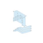 شنايدر - إكسسوار لوحة خدمة - Connection transfer assembly in duct for fixed horizontal NSX630 with toggle, 3P