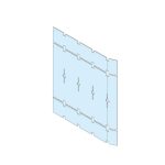 شنايدر - إكسسوار لوحة خدمة - FORM 2 RESTORATION KIT FOR SIDE BARRIER CUT-OUT