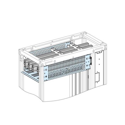 شنايدر - إكسسوار لوحة خدمة - FORM 2 COVER FOR HORIZONTAL BUSBARS LGYE 2500A OR BS 3200A, W400 MM, D400 MM