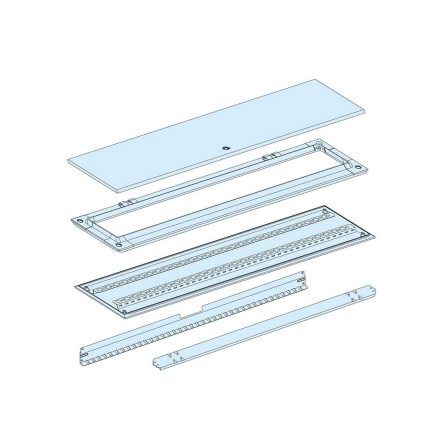 شنايدر - إكسسوار لوحة خدمة - DUCT (REAR ENCLOSURE+PLAIN DOOR) W300 19M PRISMA G IP55