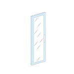 شنايدر - إكسسوار لوحة خدمة - IP55 TRANSPARENT DOOR, W = 800 MM