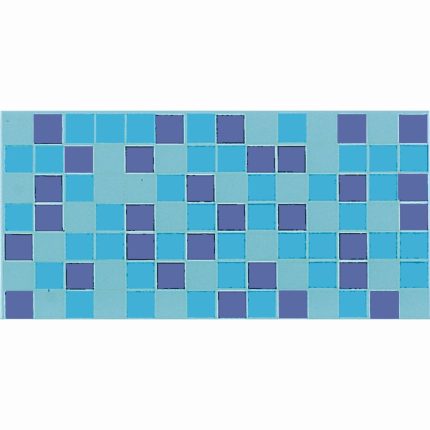 بلاط مسابح 12×24×0.9 سم - أزرق