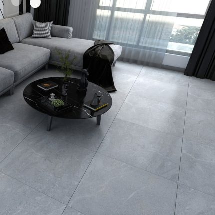 بلاط أرضيات 60×60×1.1 سم - رمادي فاتح