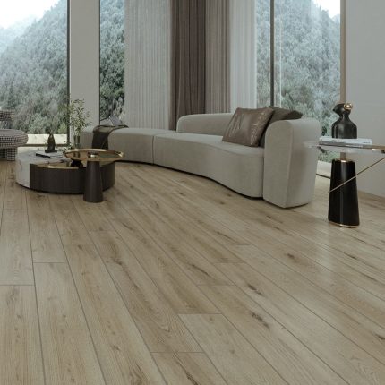 بلاط أرضيات 15×90×1.0 سم - بيج فاتح