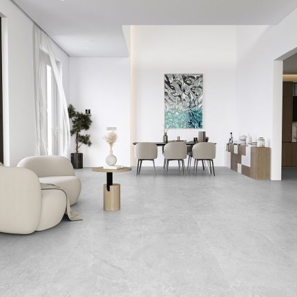 بلاط أرضيات 60×120×1.0 سم - رمادي فاتح