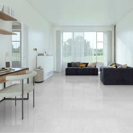 بلاط أرضيات بورسلان 60×120×1.0 سم - بيج فاتح رخامي