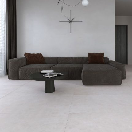 بلاط أرضيات بورسلان 60×120×1.0 سم - رمادي فاتح