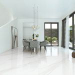 بلاط أرضيات بورسلان 120×120×1.0 سم - رمادي فاتح