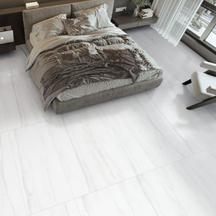 بلاط أرضيات بورسلان 60×120×1.0 سم - رمادي بيج فاتح