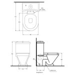 ⁦كرسي دورة مياه لذوي الاحتياجات الخاصة- هانديكاب⁩ - الصورة ⁦3⁩