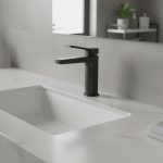 خلاط مغسلة كونزا أوركس - أسود مطفي