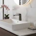 ⁦خلاط مغسلة أورتا - رمادي معدني⁩ - الصورة ⁦2⁩