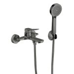 ⁦طقم خلاط حوض استحمام كونزا أوركس - رمادي مطفي⁩ - الصورة ⁦5⁩