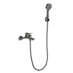 ⁦طقم خلاط حوض استحمام كونزا أوركس - رمادي مطفي⁩ - الصورة ⁦3⁩