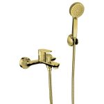 ⁦طقم خلاط حوض استحمام سكانو أوركس - ذهبي⁩ - الصورة ⁦4⁩