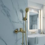 ⁦طقم خلاط حوض استحمام سكانو أوركس - ذهبي⁩ - الصورة ⁦3⁩