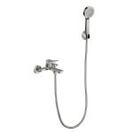 ⁦طقم خلاط حوض استحمام كونزا أوركس - فضي مصقول⁩ - الصورة ⁦3⁩