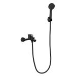 ⁦طقم خلاط حوض استحمام سكانو أوركس - أسود مطفي⁩ - الصورة ⁦5⁩