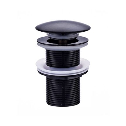 مصفاة مغسلة 1 1/4" أسود مطفي - الخزف السعودي