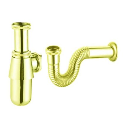 هراب مغسلة 1 1/4" دائري ذهبي - الخزف السعودي