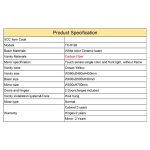 ⁦خزانة حمام معلقة مع مغسلة ومرآة - روستك⁩ - الصورة ⁦4⁩