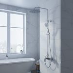 طقم دش استحمام سكانو أوركس - كروم