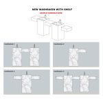 ⁦مغسلة قاعدة بورسلان - Art#A15-450⁩ - الصورة ⁦3⁩