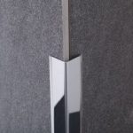 ⁦زاوية ديكور بلاط - فضي مطفي⁩ - الصورة ⁦2⁩