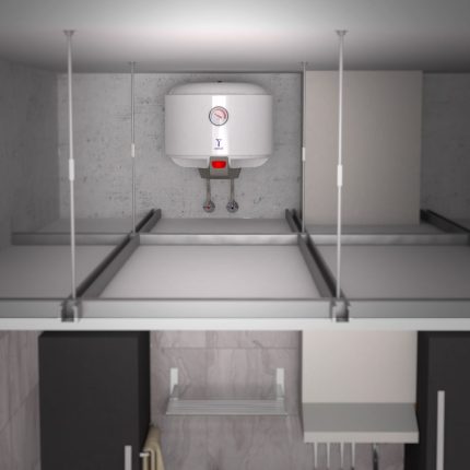 سخان مياه كهربائي عريض   30 لتر  عمودي