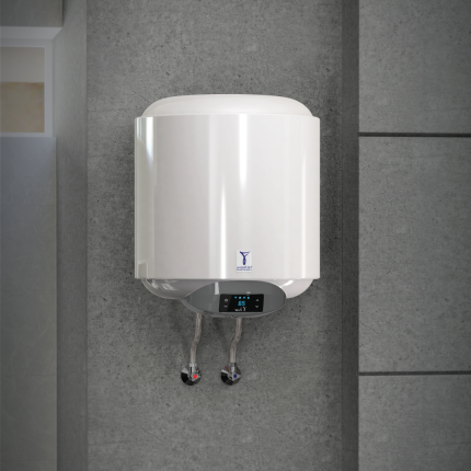 سخان مياه كهربائي ذكي  50 لترعامودي - SMART Wi-Fi