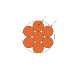 بحرة - سلك تأريض نحاس - غير معزول - مقاس 10 مم - مطلي بالقصدير