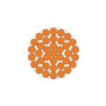 بحرة - سلك تأريض نحاس - غير معزول - مقاس 120 مم - مطلي بالقصدير