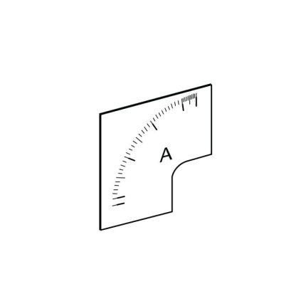 شنايدر - لوحة بيان لأجهزة القياس - Analog ammeter scale - 0..400 A