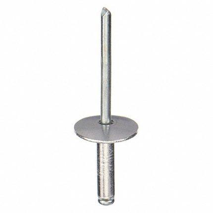 مسمار برشمة المنيوم, طرف مفتوح, مقاس # 30, عدد 500 قطعة