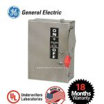 جنرال إليكتريك - مفتاح سلامة - بدون فيوز - 3 أقطاب - 30 أمبير - 600 فولت - داخلي