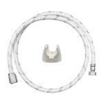 ⁦شطاف حمام مع خرطوم (  كروم أبيض )⁩ - الصورة ⁦6⁩