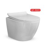 ⁦كرسي حمام معلق دائري UF23 تكنو مقاس 49*36*34⁩ - الصورة ⁦2⁩