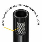 ⁦لي هواء وغاز ضغط عالي 10 متر 8 ملم - اسود⁩ - الصورة ⁦2⁩