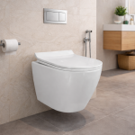 ⁦كرسي حمام معلق دائري UF23 تكنو مقاس 49*36*34⁩ - الصورة ⁦6⁩