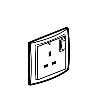 ليجراند - فيش مفرد بمفتاح ماليا - 13 أمبير - 250 فولت - بيج