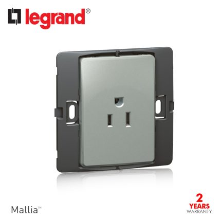 ليجراند - فيش ماليا المواصفات الأمريكية - 15 أمبير - 127 فولت - فضي