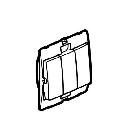 ليجراند - مفتاح ثلاثي ماليا - خط واحد - 20 أمبير - 250 فولت - فضي غامق