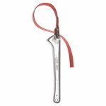 مفتاح ربط شريطي, القطر الخارجي 8 بوصة, طول المقبض 18 بوصة, عرض الشريط 1 3/4 بوصة