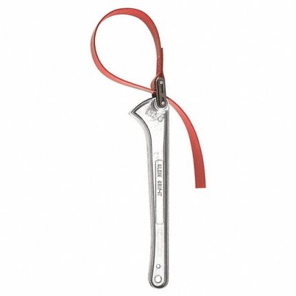 مفتاح ربط شريطي, القطر الخارجي 8 بوصة, طول المقبض 18 بوصة, عرض الشريط 1 3/4 بوصة