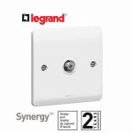 ليجراند - مقبس تلفزيون - أحادي - فئة F - أبيض