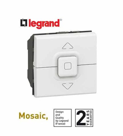 ليجراند - مفتاح ستارة - موزاييك 500 وات - 2 موديول - أبيض