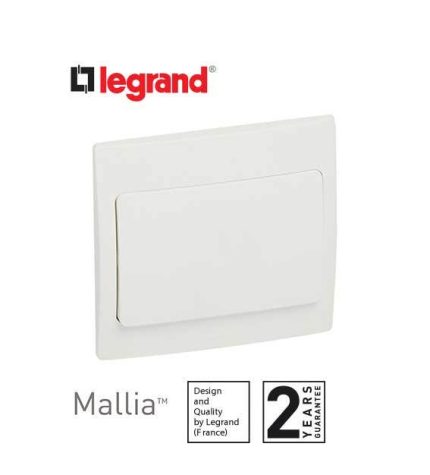 ليجراند - مفتاح مفرد - 3 خط- وسط - 10 أمبير - 250 فولت - أبيض