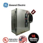 جنرال إليكتريك - مفتاح سلامة - بدون فيوز - 3 أقطاب 60 أمبير - 600 فولت - داخلي