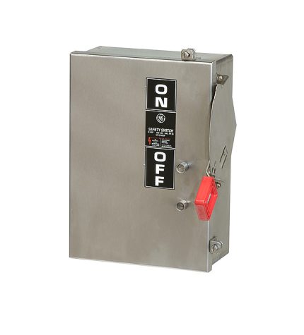 جنرال إليكتريك - مفتاح سلامة - بدون فيوز - 3 أقطاب 400 أمبير - 600 فولت - داخلي