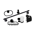 طقم اكسسوار حمام هيدرو اسود